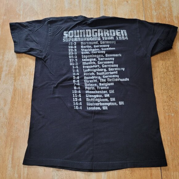 Medium Vintage Soundgarden Tultex 1994 Superunknown Tour - Picture 5 of 9